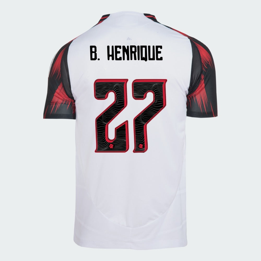Camisa Adidas Flamengo 2025/26 II B. HENRIQUE N° 27 - imagem 1