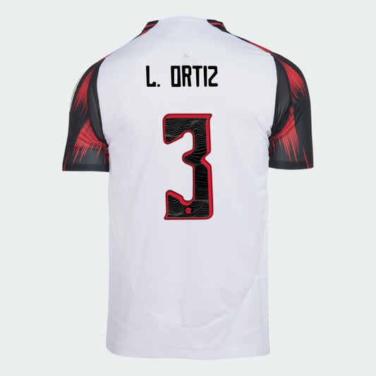 Camisa Adidas Flamengo 2025/26 II LÉO ORTIZ N° 3 - imagem 1