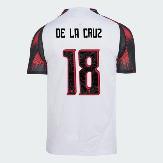Camisa Adidas Flamengo 2025/26 II DE LA CRUZ N° 18 - imagem 1