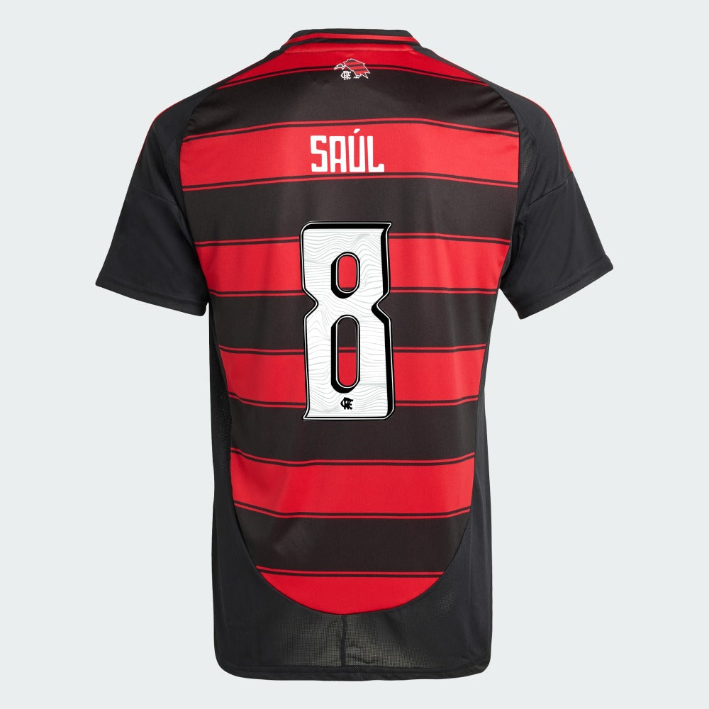 Camisa Adidas Flamengo 2025/26 I SAÚL N° 8 - imagem 1