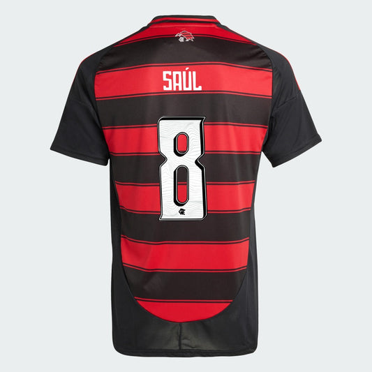 Camisa Adidas Flamengo 2025/26 I SAÚL N° 8 - imagem 1