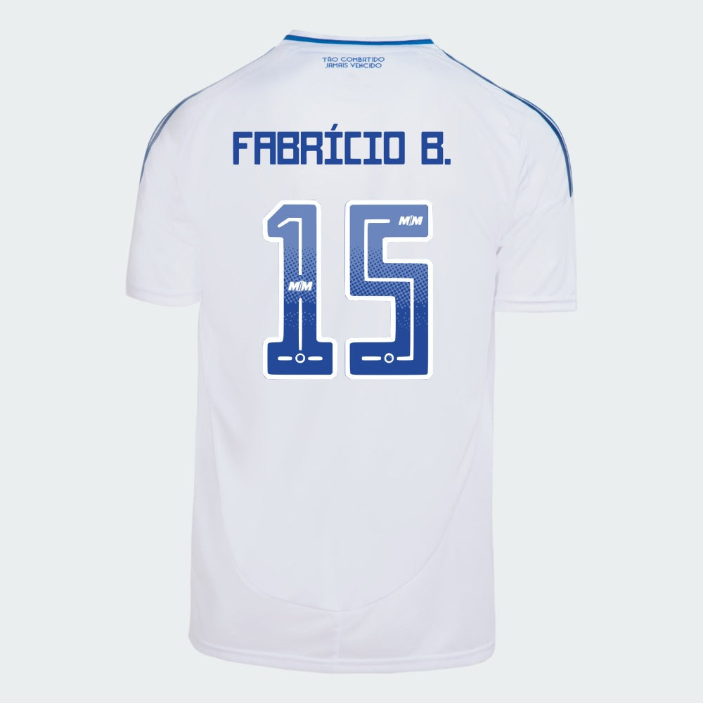 Camisa Adidas Cruzeiro 2025/26 II FABRICIO B. N° 15 - imagem 1