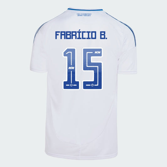 Camisa Adidas Cruzeiro 2025/26 II FABRICIO B. N° 15 - imagem 1