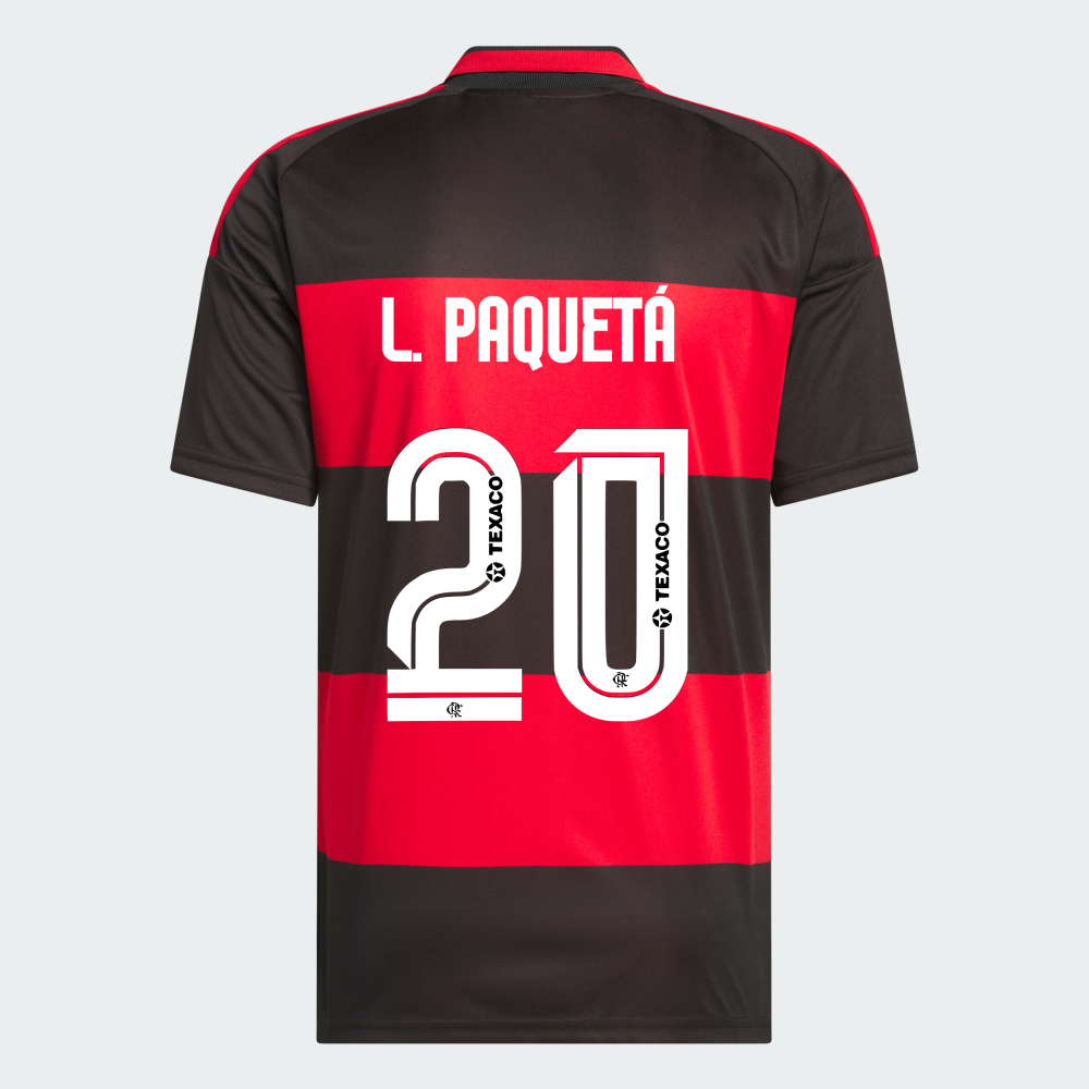 Camisa Adidas Flamengo 2026/27 I L. PAQUETÁ N° 20 - imagem 1