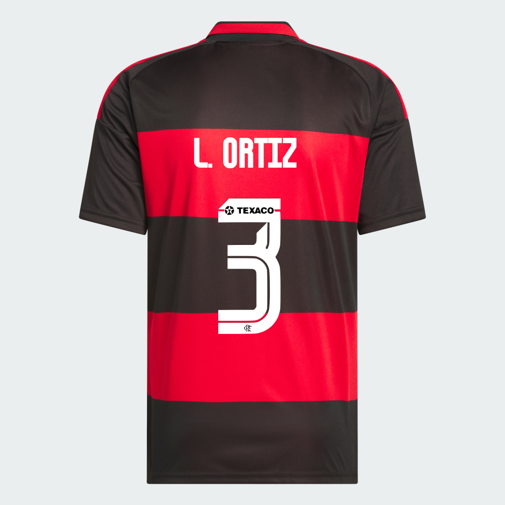 Camisa Adidas Flamengo 2026/27 I LÉO ORTIZ N° 3 - imagem 1