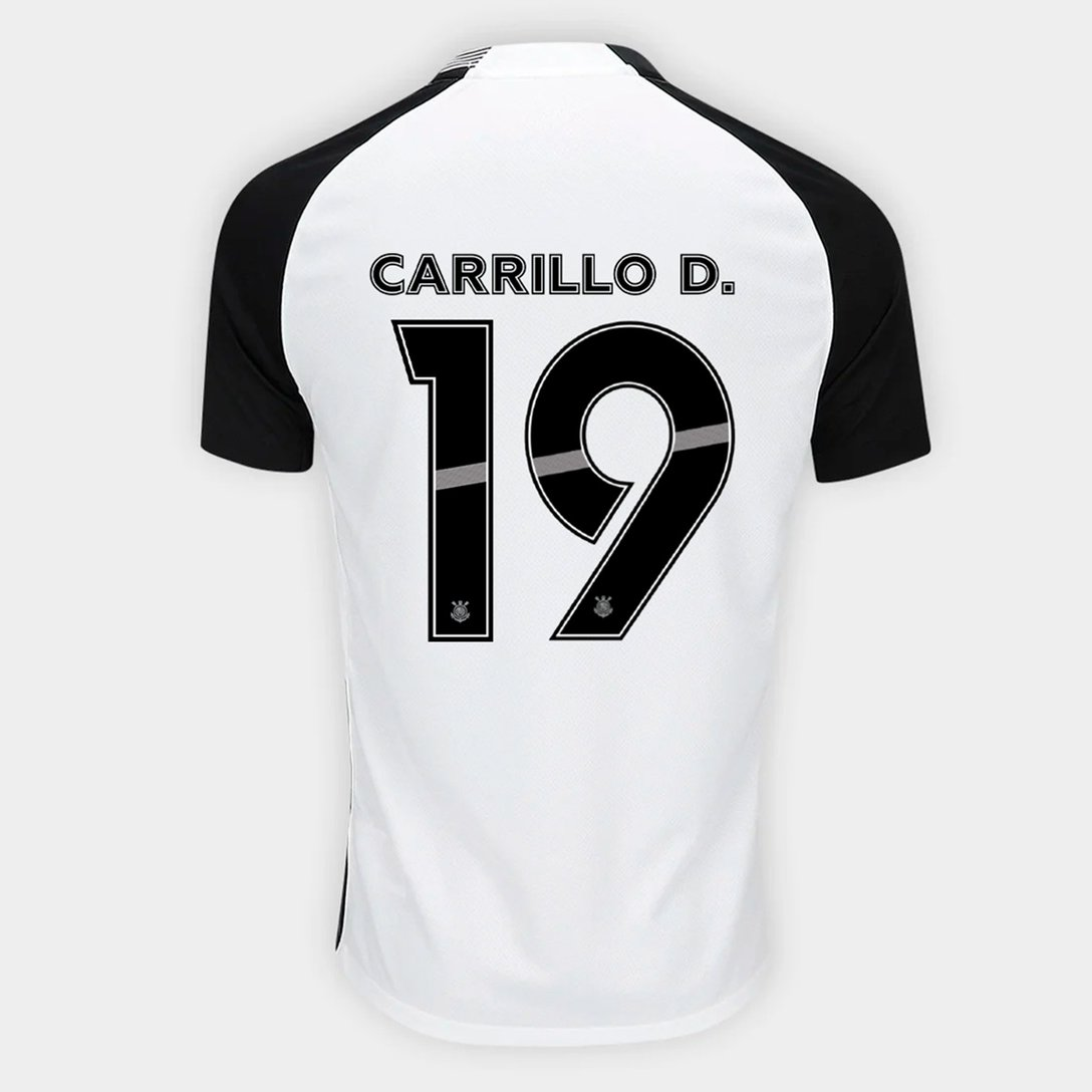 Camisa Corinthians 2025/26 I CARRILLO D. N° 19 - imagem 1