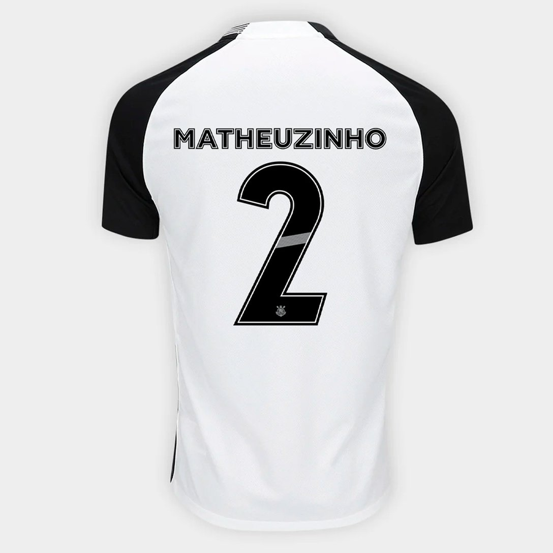 Camisa Corinthians 2025/26 I MATHEUZINHO N° 2 - imagem 1