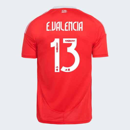 Camisa Adidas Internacional 2025/26 I - E. Valencia N° 13 - imagem 1