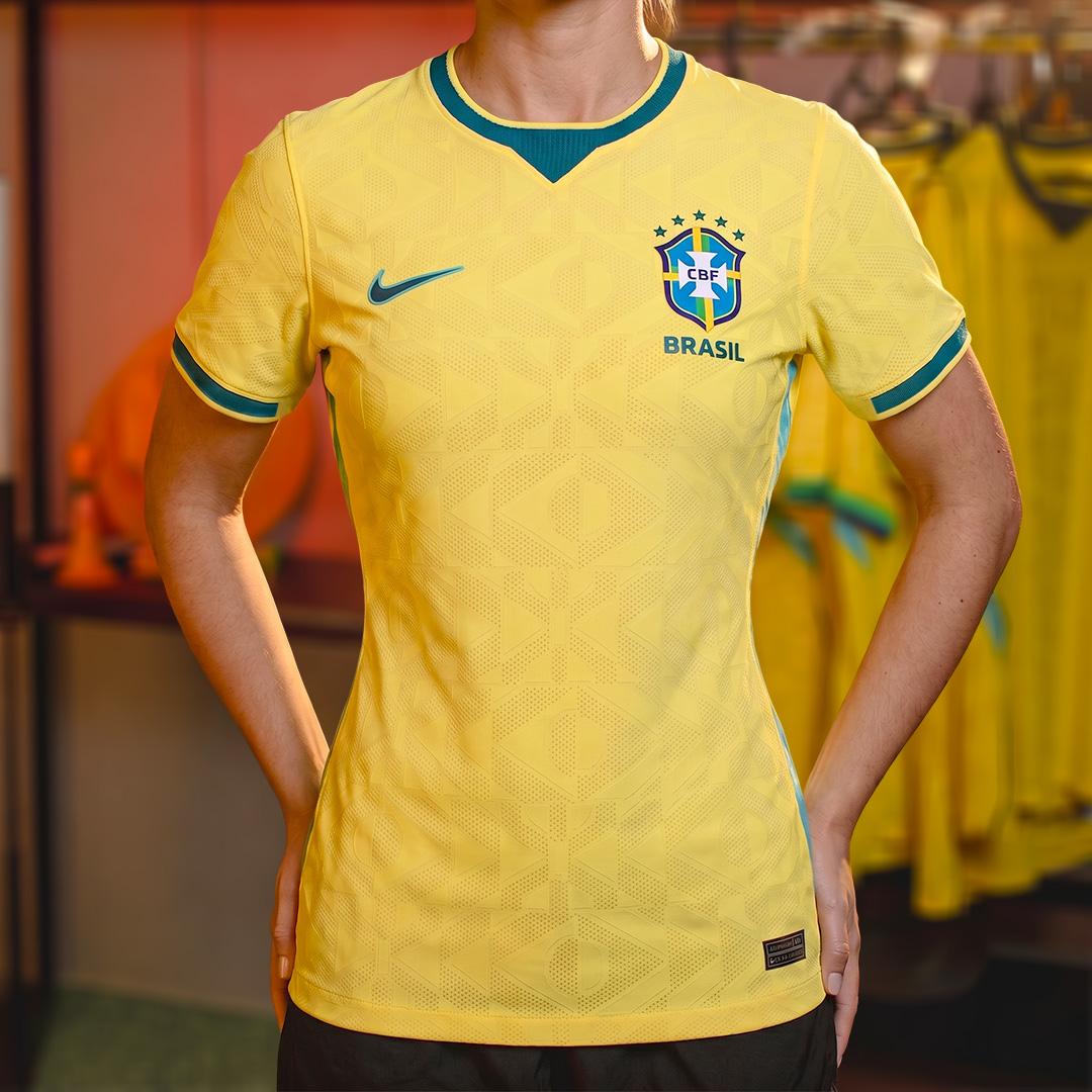 Camisa Feminina Brasil 2026/27 I Jogador [PRONTA ENTREGA] - imagem 1