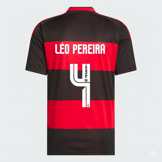Camisa Adidas Flamengo 2026/27I LÉO PEREIRA N° 4 - imagem 1