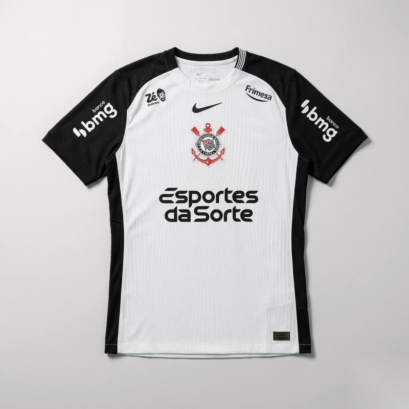 Camisa Corinthians 2025/26 I Jogador Todos os Patrocínios Com [PRONTA ENTREGA] - imagem 1