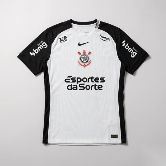 Camisa Corinthians 2025/26 I Jogador Todos os Patrocínios Com [PRONTA ENTREGA] - imagem 1