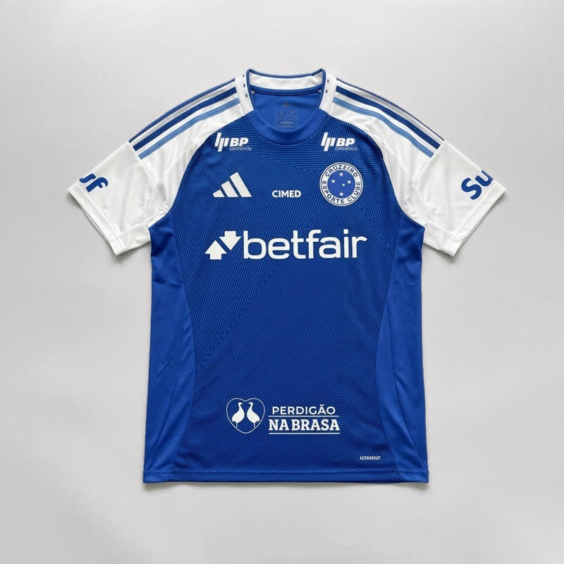Camisa Cruzeiro 2025/26 I Torcedor Todos os Patrocínios [PRONTA ENTREGA] - imagem 1