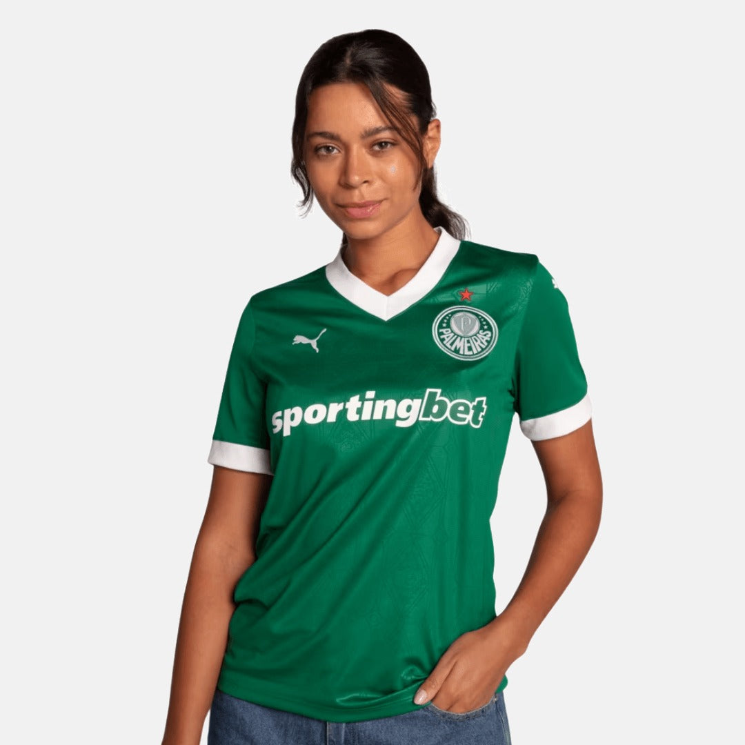 Camisa Feminina Puma Palmeiras 2025/26 I Torcedor - imagem 1