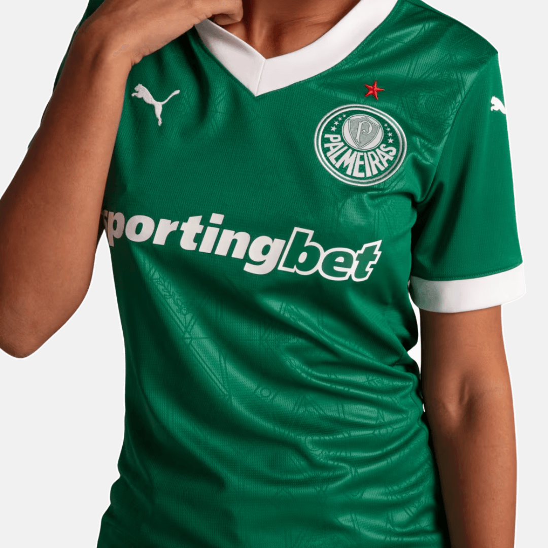 Camisa Feminina Puma Palmeiras 2025/26 I Torcedor - imagem 4