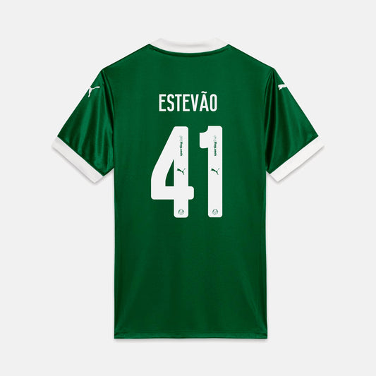 Camisa Puma Palmeiras 2025/26 I - Estevão N° 41 - imagem 1