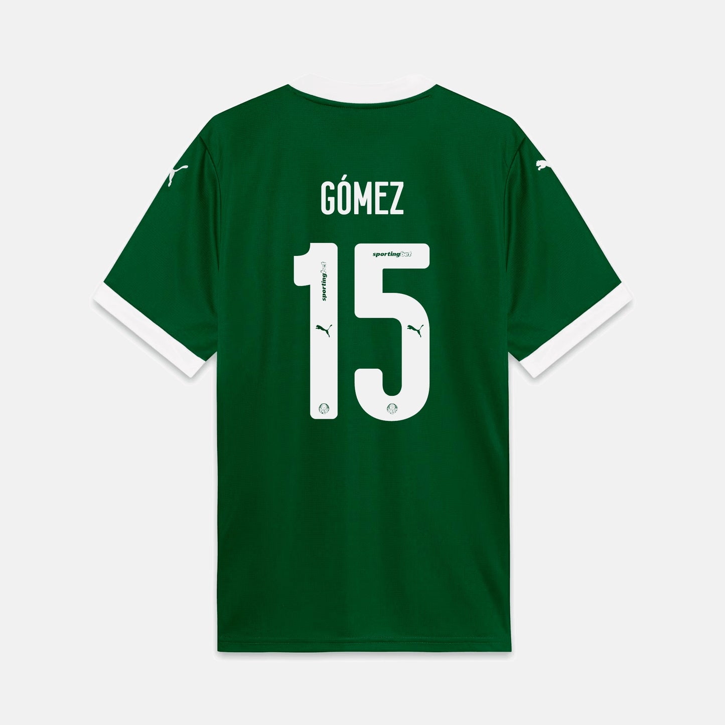 Camisa Puma Palmeiras 2025/26 I - Gómes N° 15 - imagem 1