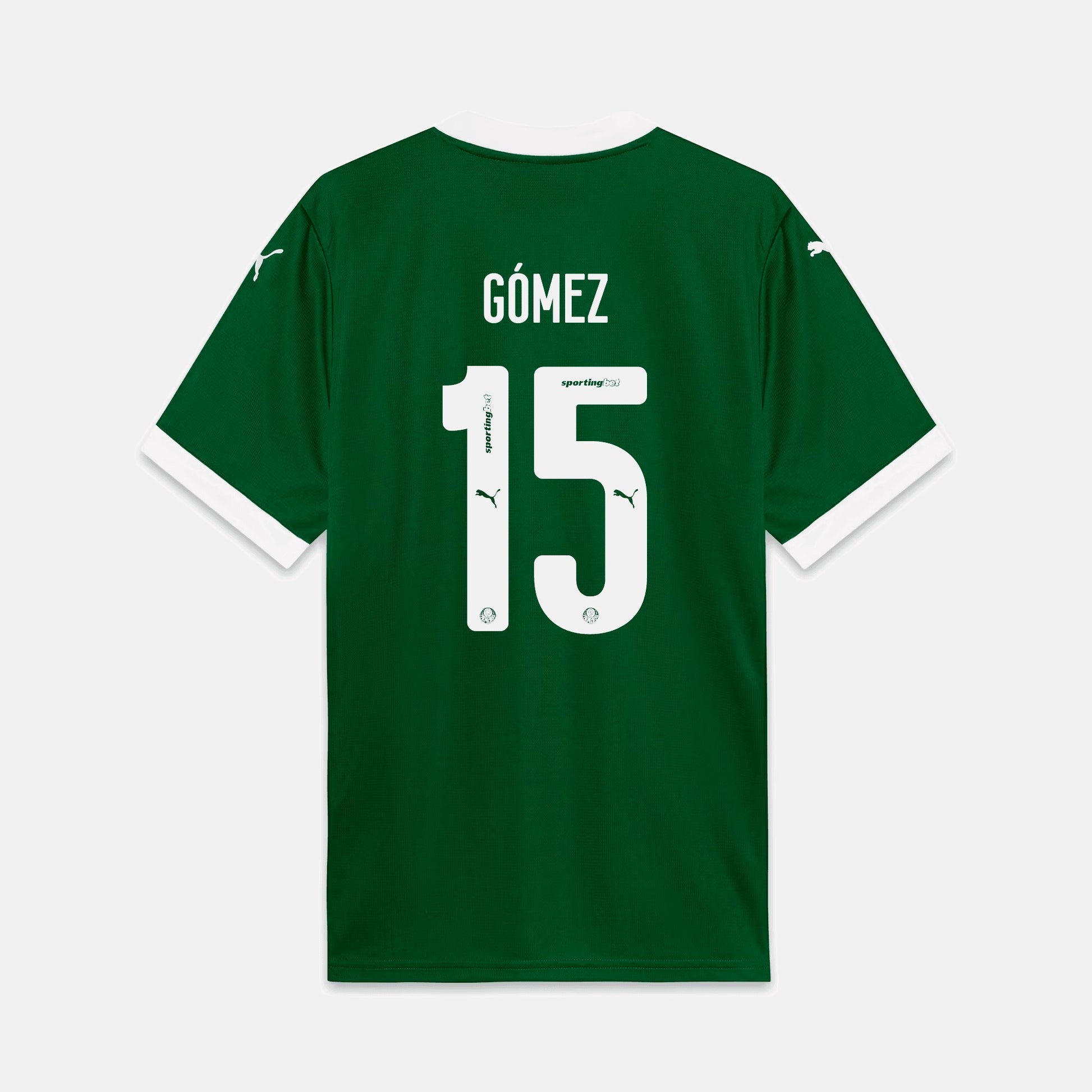 Camisa Puma Palmeiras 2025/26 I - Gómes N° 15 - imagem 1