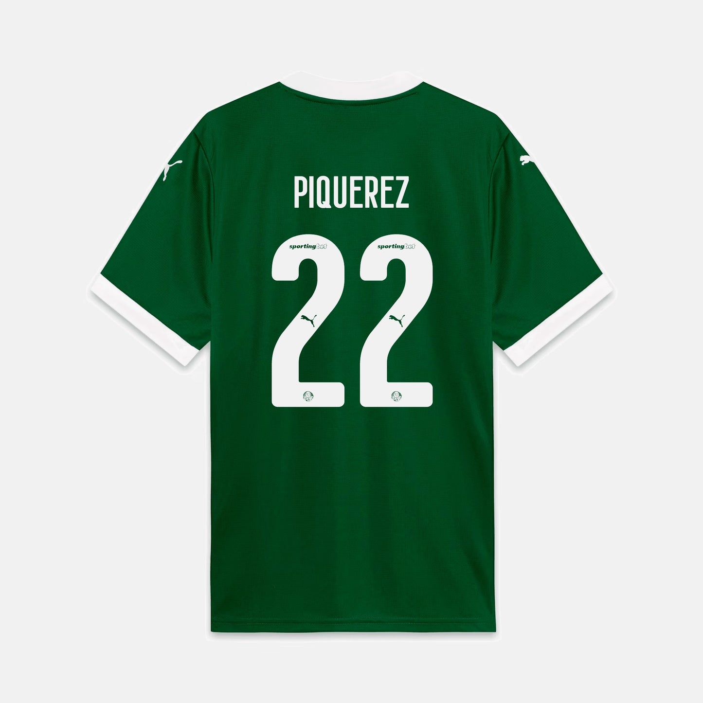 Camisa Puma Palmeiras 2025/26 I - Piquerez N° 22 - imagem 1