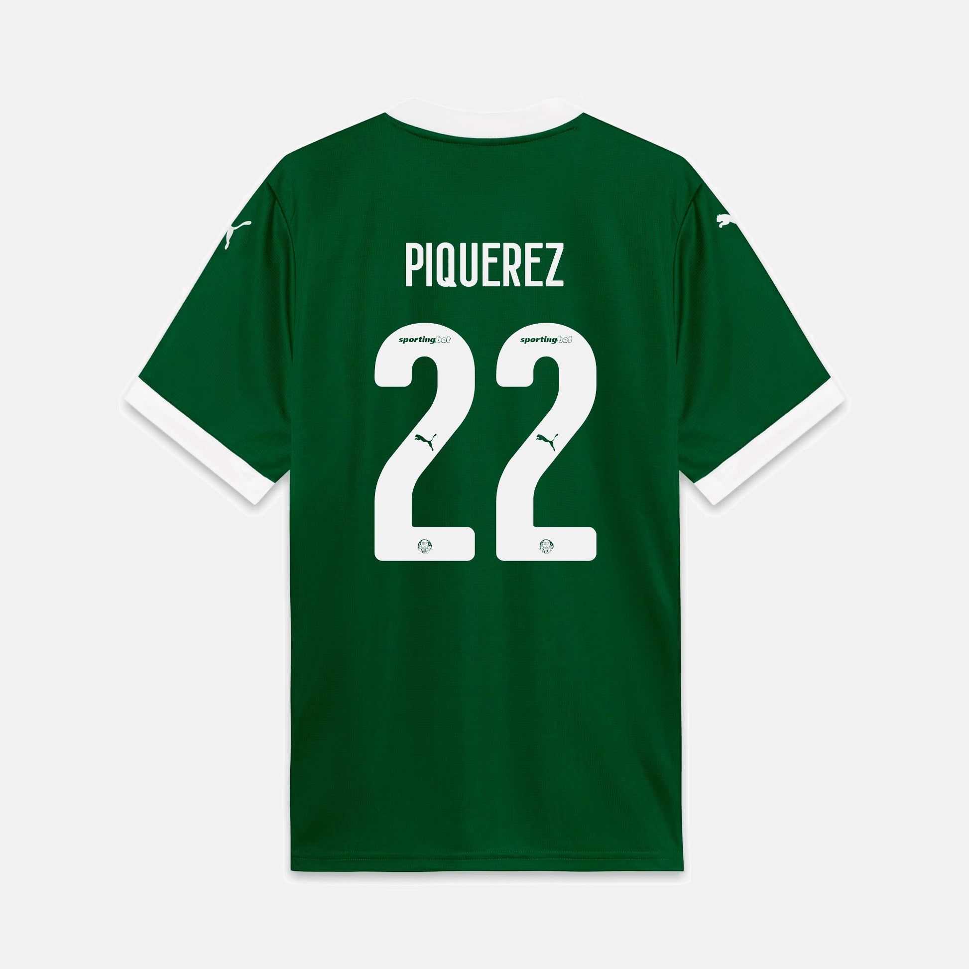 Camisa Puma Palmeiras 2025/26 I - Piquerez N° 22 - imagem 1