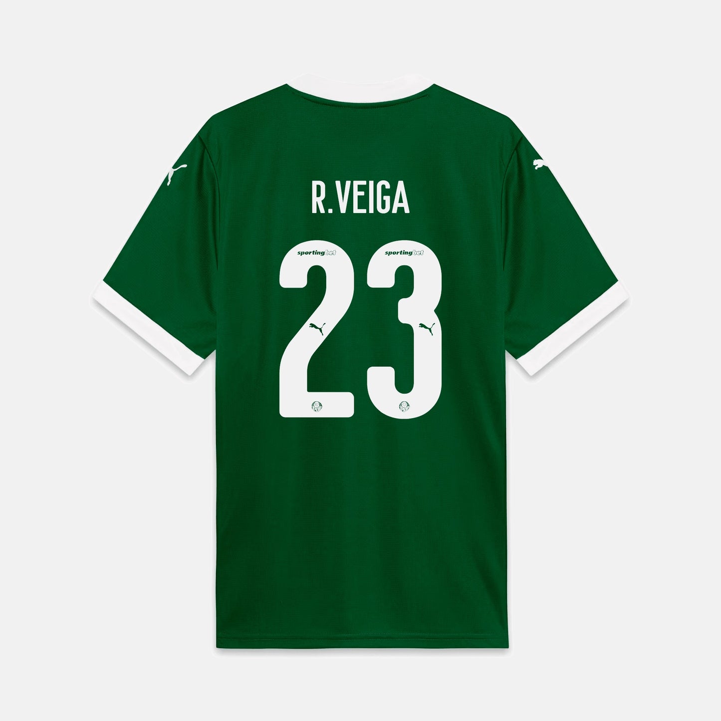 Camisa Puma Palmeiras 2025/26 I - R. Veiga N° 23 - imagem 1
