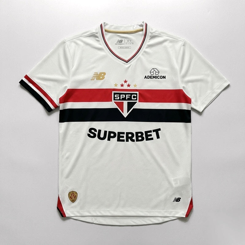 Camisa São Paulo 2025/26 I Torcedor Patrocinador Master [PRONTA ENTREGA] - imagem 1