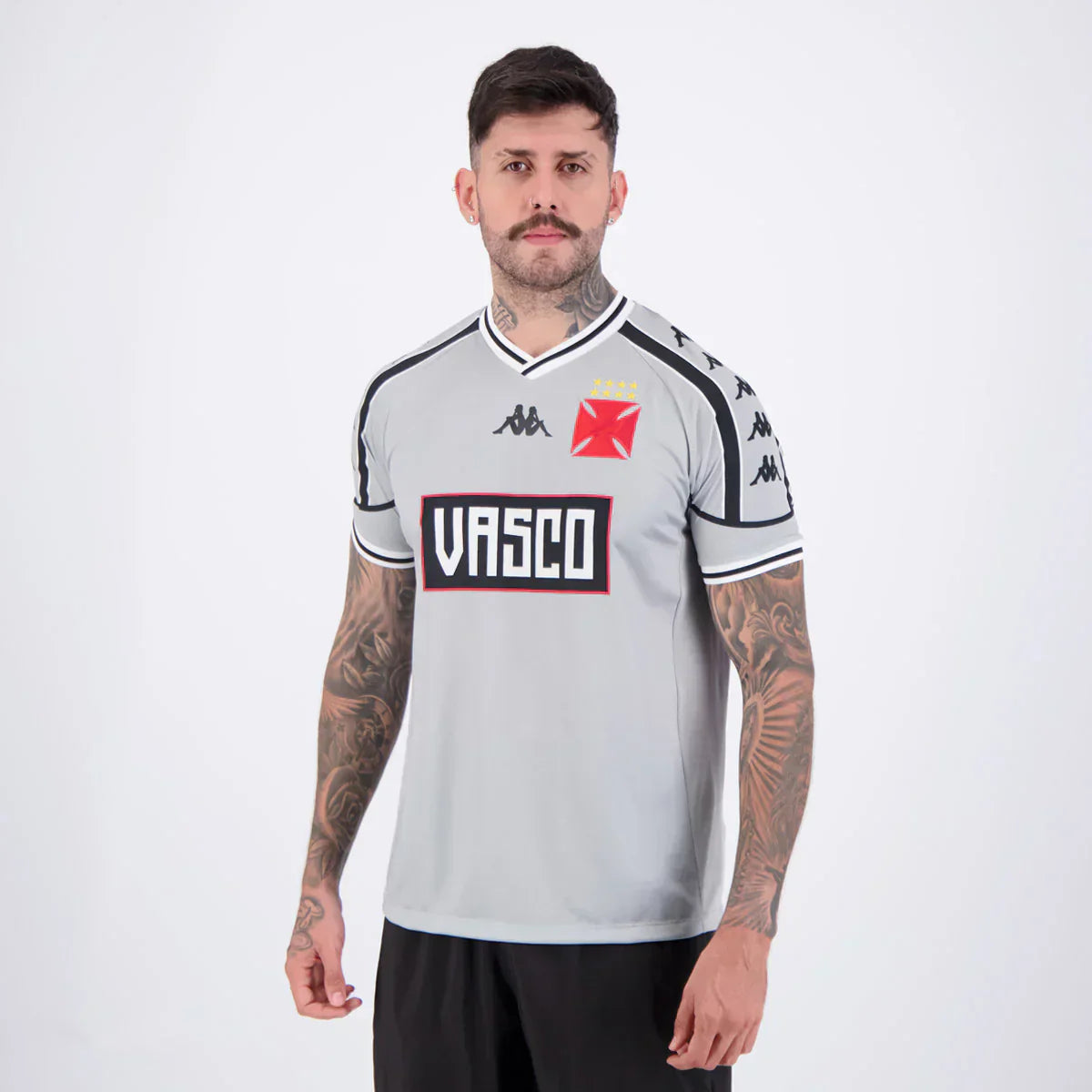 Camisa Kappa Vasco Aquecimento 2025 - imagem 3