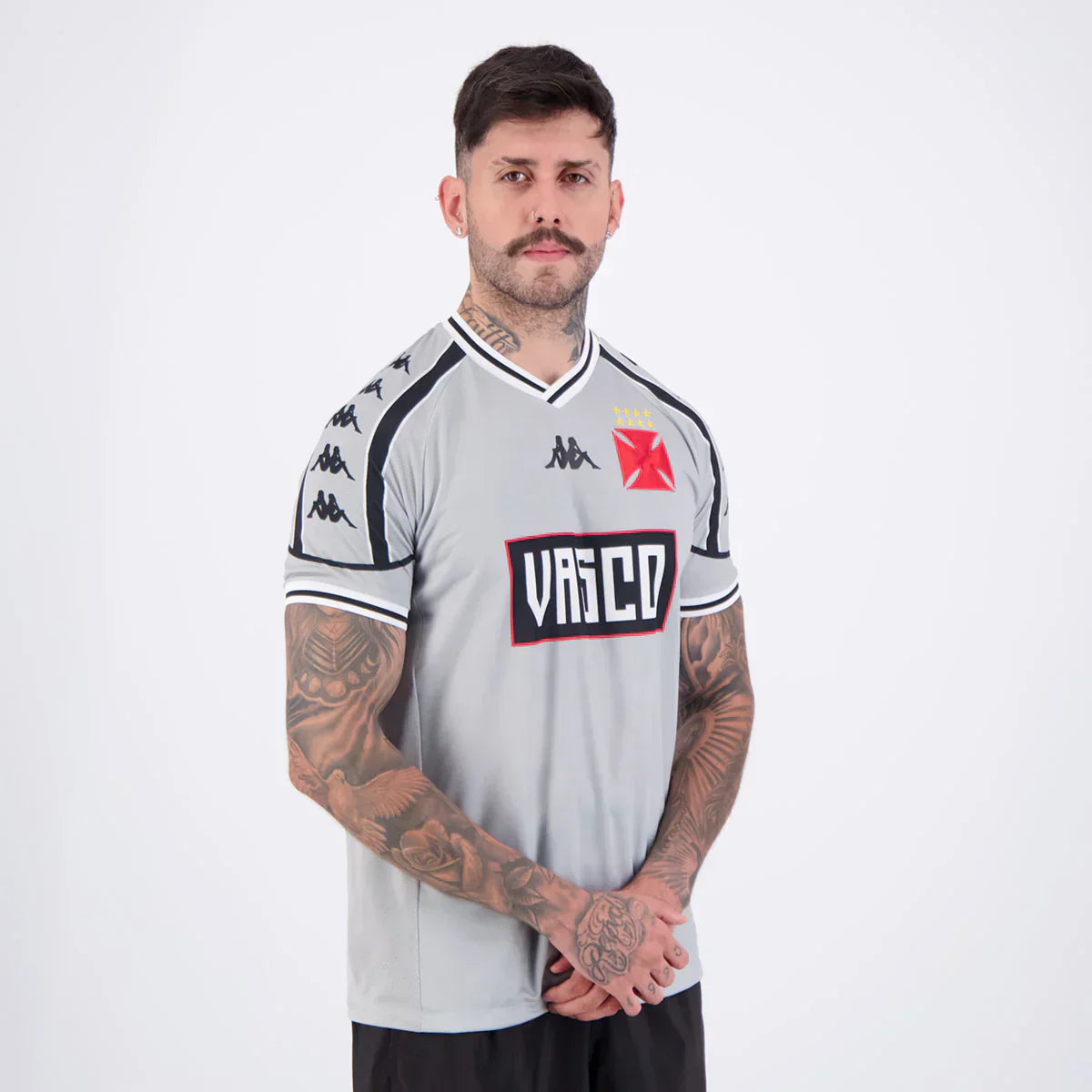Camisa Kappa Vasco Aquecimento 2025 - imagem 4