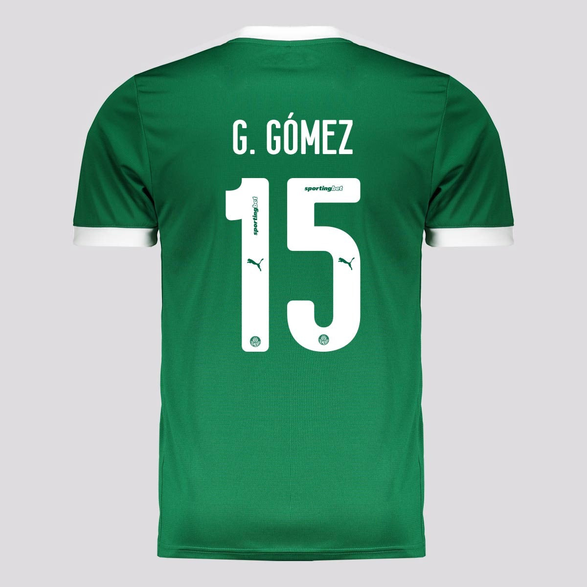 Camisa Puma Palmeiras 2025/26 I - G. GÓMEZ N° 15 - imagem 1