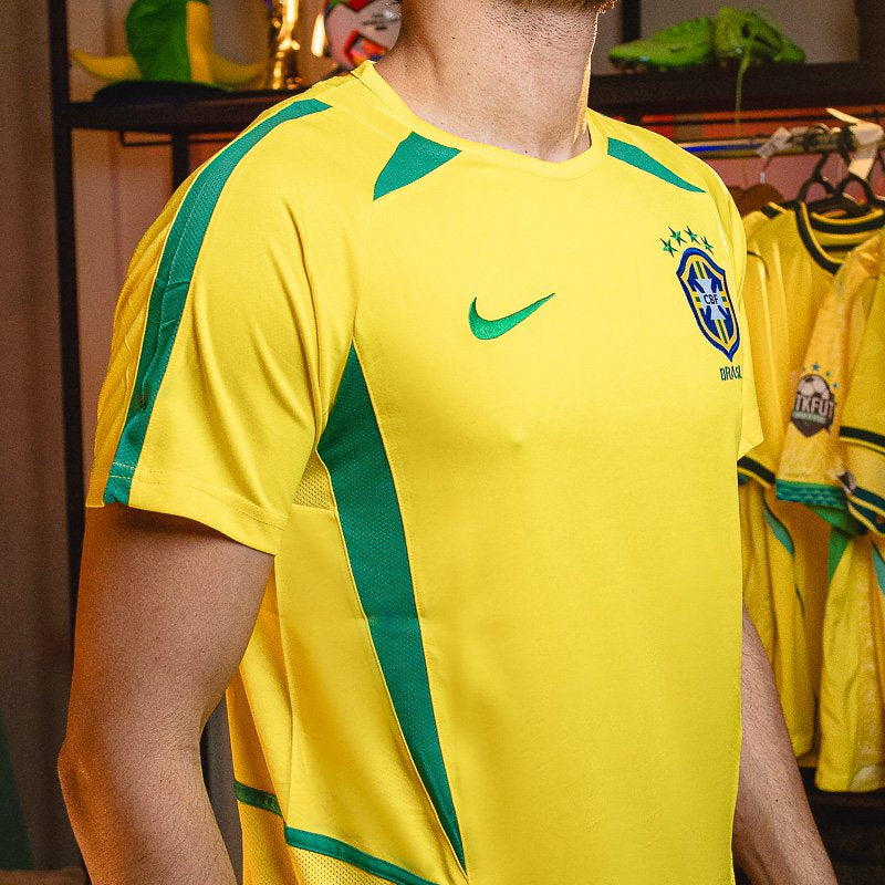 Camisa Retrô Brasil 2002 I [PRONTA ENTREGA] - imagem 6