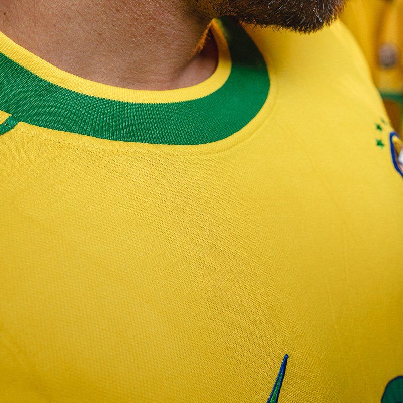 Camisa Retrô Brasil 1998 I 9 Ronaldo [PRONTA ENTREGA] - imagem 3