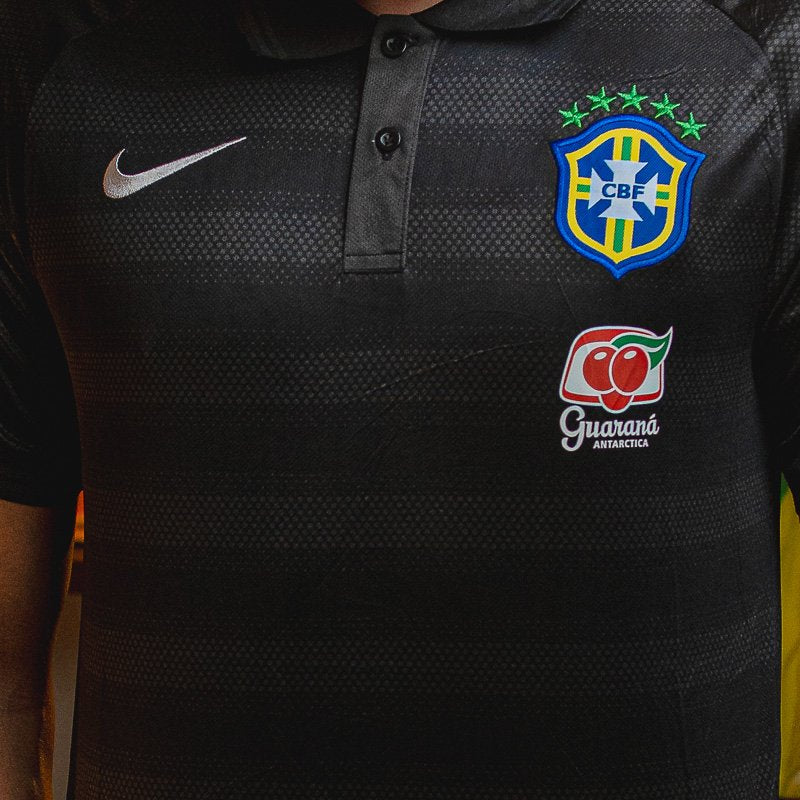 Camisa Polo Brasil Guaraná Preto Grafite [PRONTA ENTREGA] - imagem 7