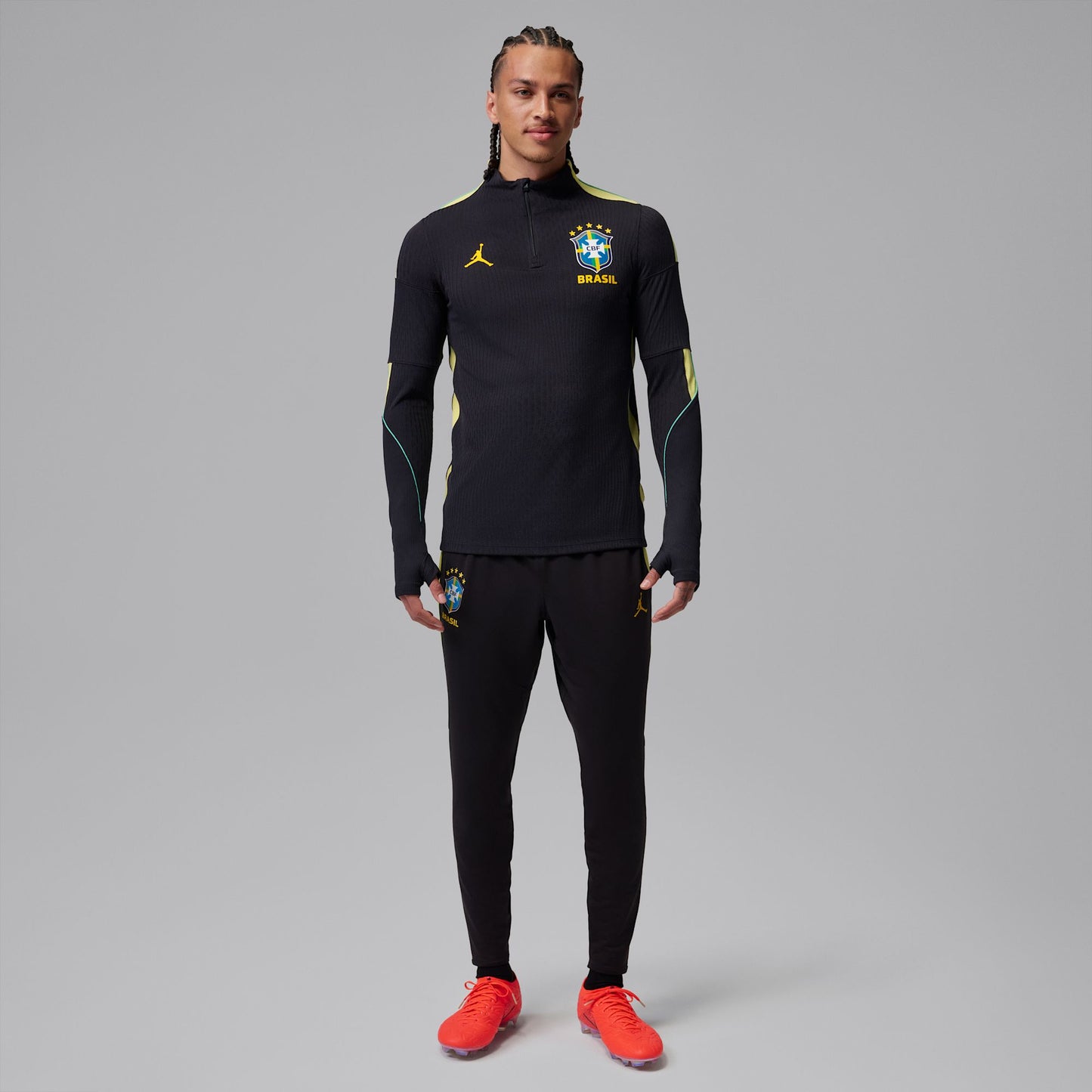 Conjunto de Treino Brasil 2026/27 Preto - imagem 9